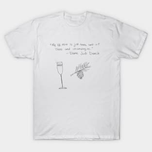 Trees & Champagne T-Shirt